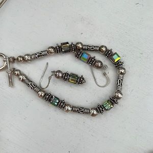 Silpada bracelet and earring set